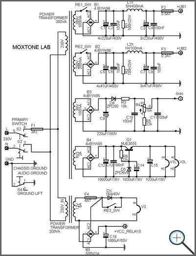 6c33c amp power supply