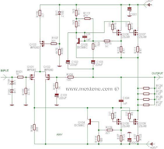 Aleph 3 with P-channel MOSFET's