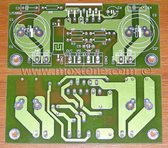 LM 3886 PCB